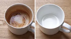 Como limpar canecas com manchas escuras sem esforço: 4 métodos rápidos sem produtos químicos