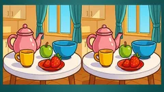 Desafio de 35 segundos: encontra 3 diferenças entre as frutas na mesa